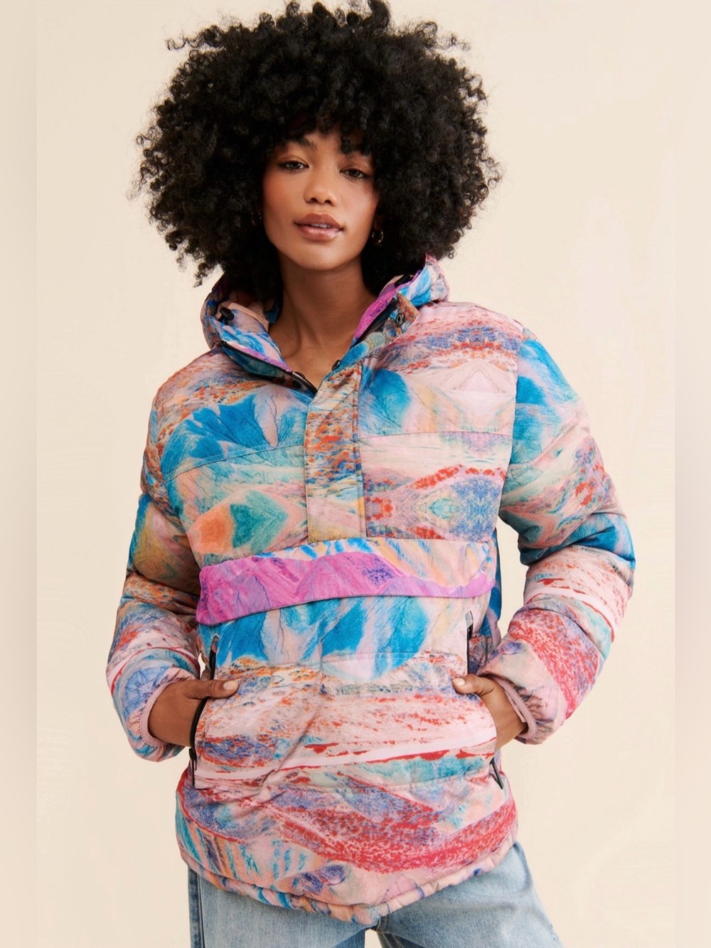 Free People x The Very Warm Mischelle Moy Puffer
